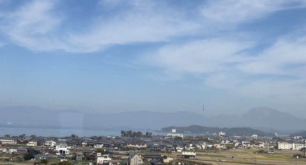 琵琶湖畔・彦根（2021.11.29）