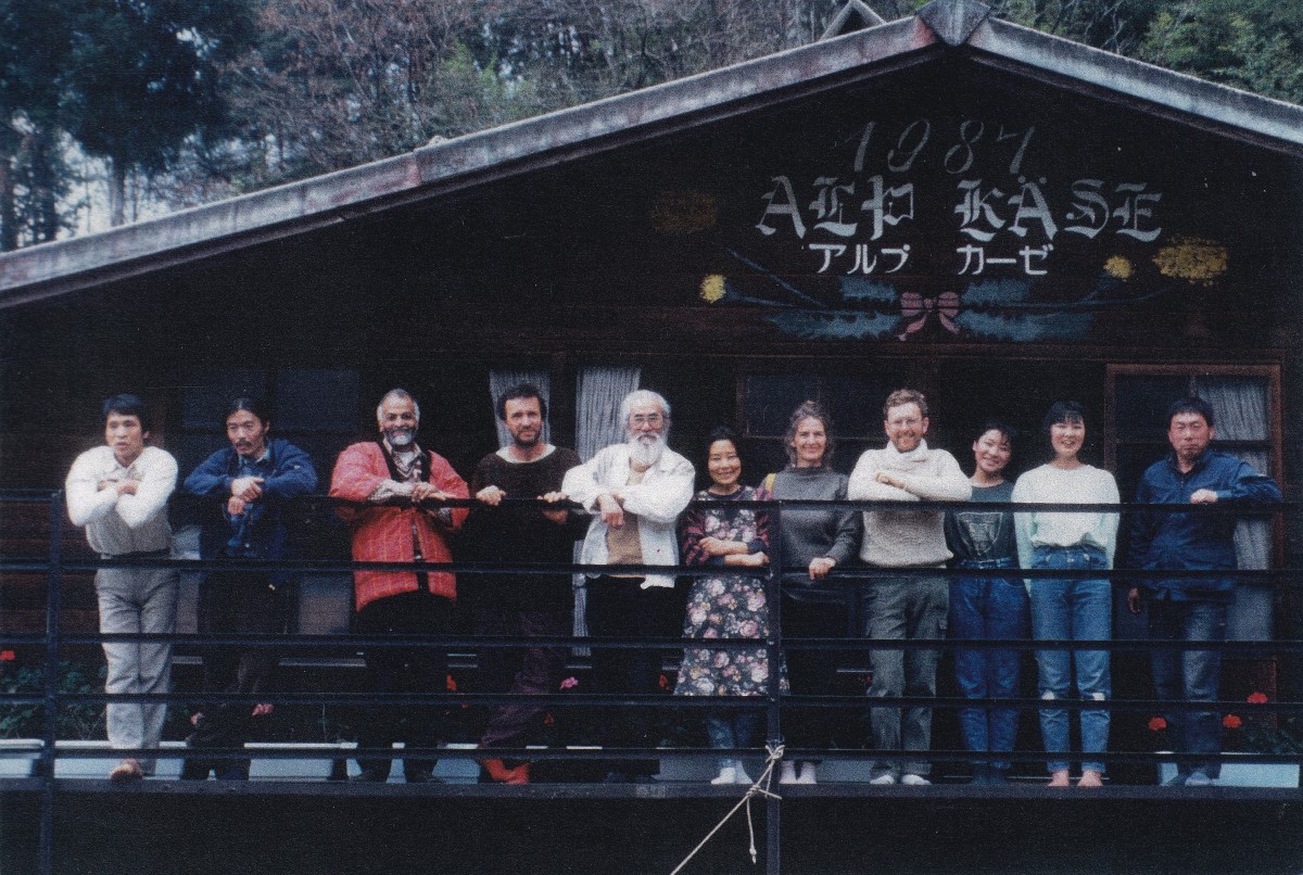 写真3-10 小林さん家族を訪ねたサティシュ・クマールさん夫妻（1989年）